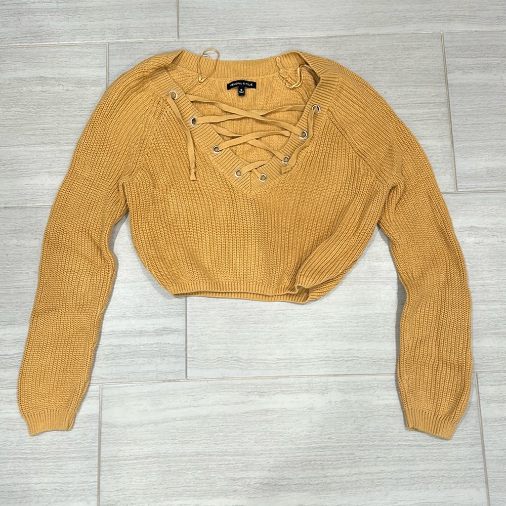 Cropped sweater